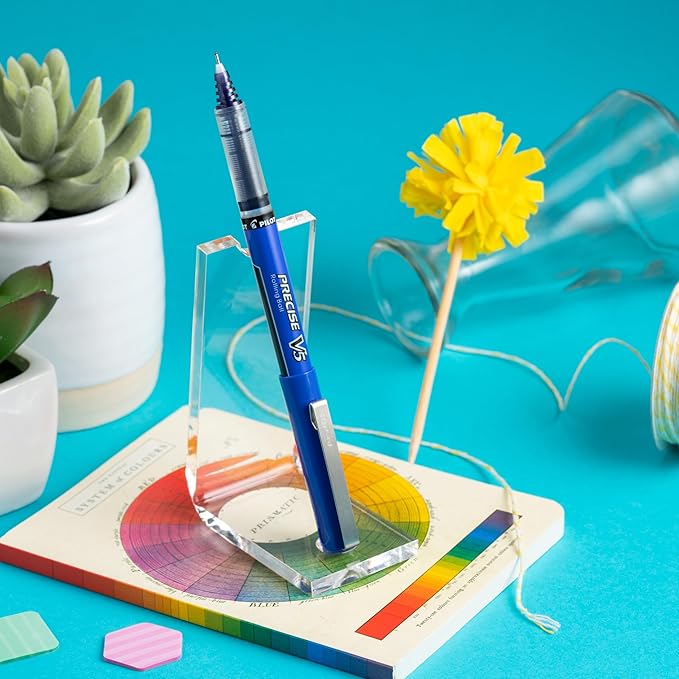 Pilot Precise V5 Rollerball Pens, Extra Fine Point 0.5 mm Purple Pen, Purple, Pack of 12