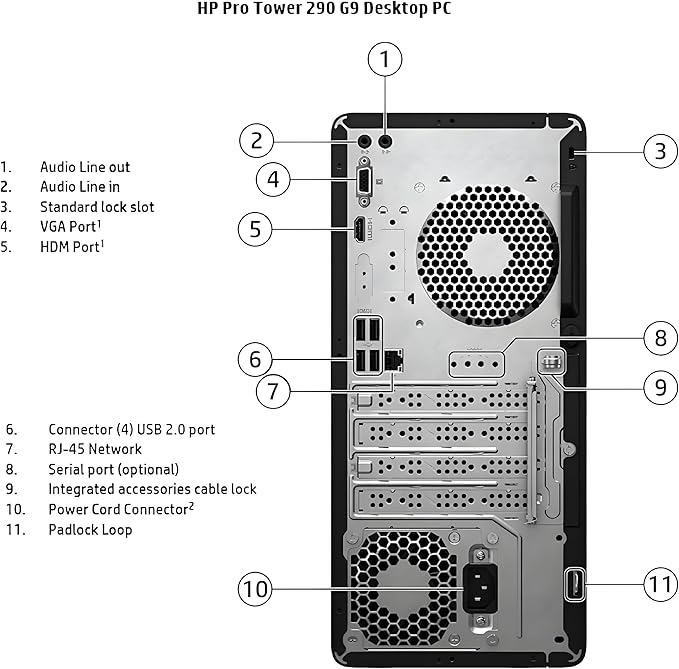 HP 290 G9 Desktop Computer, 13th Gen Intel Core i3-13100 Processor (Up to 4.50GHz)- 32GB RAM - 2TB PCIe SSD - HDMI, VGA, Wire Keyboard & Mouse, Wi-Fi, Windows 11 Pro