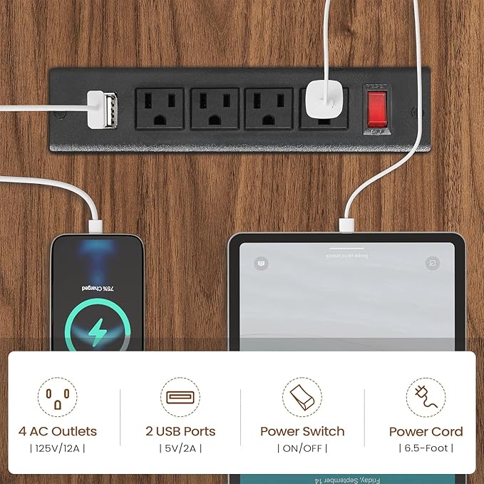 Itaar 70.9" Executive Desk, Large Computer Desk with Drawers and Lateral File Cabinet, Office Desk with Removable Shelves, Business Furniture Desk Workstation for Home Office, Walnut