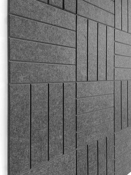 Large Cork Board Alternative - 12-Pack Felt Wall Tiles with Safe Removable Adhesive Tabs, Cork Wall Tiles Bulletin Board Home Office Essentials -