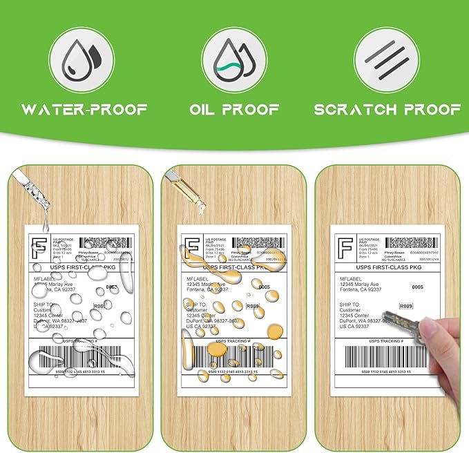 MFLABEL 32 Rolls of 450 Counts, 4x6 Shipping Labels, Mailing Postage Labels for Zebra 2844 ZP-450 ZP-500 ZP-505