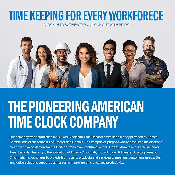 AMANO Heavy-Duty economical, and Fully Automatic Electronic time and Date Stamping Machine (PIX-4000)