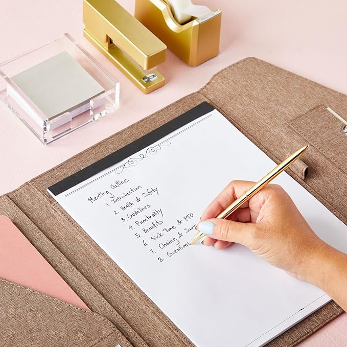 Juvale Gold Ballpoint Pens - Pack of 12, 1 mm Medium Point, Black Ink - Metal Twist-Action Design for Consistent Ink Flow - Pens for Wedding Guest Book & Gold Office Supplies