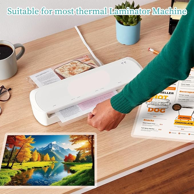 Thermal Laminating Pouches 5 mil, Clear 9 x 11.5 Inch Laminating Sheet Paper for Thermal Laminator, Holds 8.5 x 11 Inch Letter Size Sheets (1000 Pack)