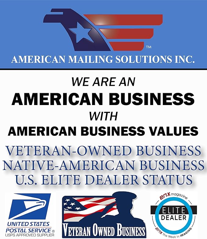 AMERICAN MAILING SOLUTIONS INC. | 3-Pack | PB SL-870-1 Red Fluorescent Ink Cartridge Replacement for SendPro Mailstation (CSD1) Postage Meter…