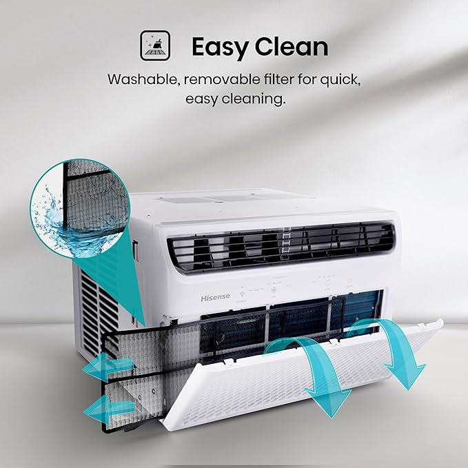 Hisense WC14W25A Window Air Conditioner, 14,000 BTU, White