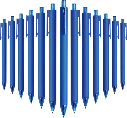 CRYLLIS Pens Bulk, 50Pack Black Pens,Black Ink Ballpoint Pens for Smooth Writing,No Smear,Office Supplies,Back to School Gifts,School Teacher,1.0mm
