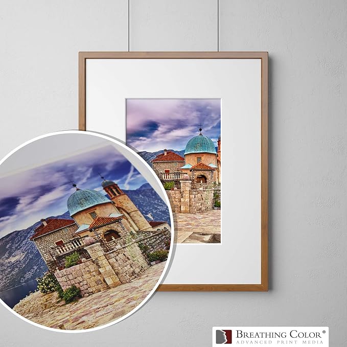 Elegance Velvet 24 in x 40 ft roll is a Premium Matte 310 gsm, Cold Pressed Bright White Museum Grade Fine Art Inkjet Paper, Compatible with Most Dye-Based and Pigment Printers