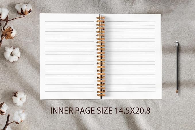 VNWEK Christian Art Gifts Notebook Journal - Christian Notebook for Women, Bible Journaling Notebook, Notebook for Bible Notes, Notebook Spiral Bound with, Psalm 23 Writing Pads