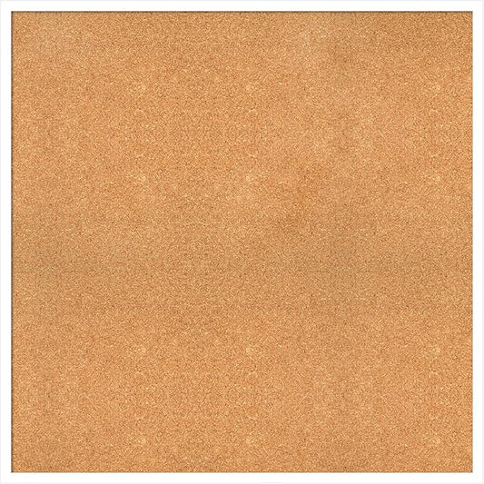 Amanti Art Natural Cork Board for Wall, 35x35 Vision Board with White Frame, Oversize Corkboard Office Decor for Home Organization, Modern Corkboard Pinboard to Display Items for Home Organization in