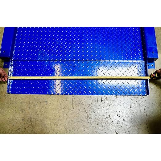 Liberty LS-917-R NTEP Low Profile Drum Scale with 3' x 3' (36" x 36") Platforms for Barrel Weighing, Regular LED Version | 10,000 lbs x 1 lb