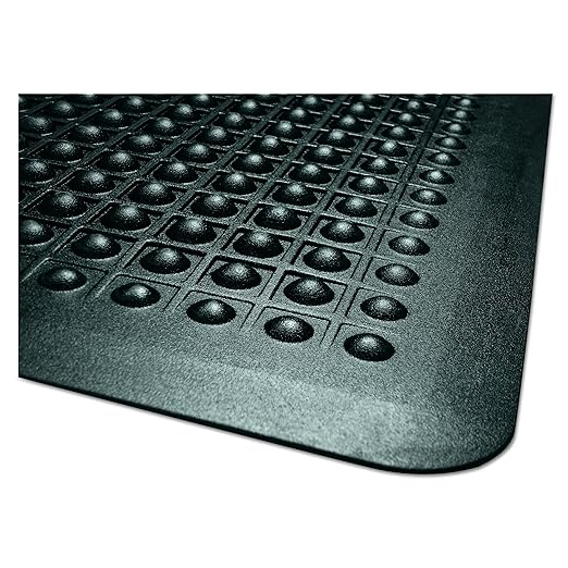 Guardian - 24030500 Flex Step Antifatigue Floor Mat, Rubber, 3'x5', Black
