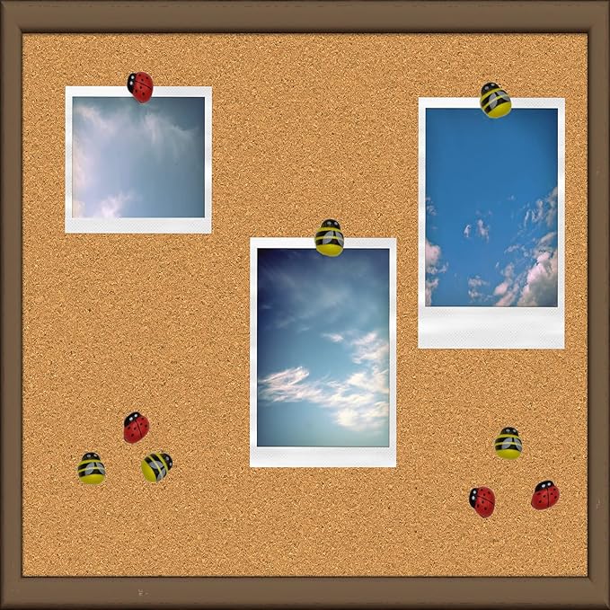 50 Pcs Animal Push Pins, DANUDON Bee Pushpins Sunflower Thumbtacks Decorative Bumble Bee Shaped Floret Thumb Tacks Decorations for Photo Wall Memo Cork Board Bulletin Board Map with Box