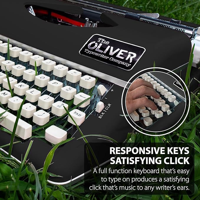 Timeless Manual Typewriter, Black