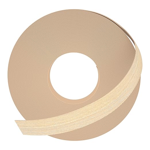 GSCIT Club Maple Edge Banding, 3/4 inch x 250ft roll of Veneer Edge Banding Preglued Flexible, Real Wood Tape Banding
