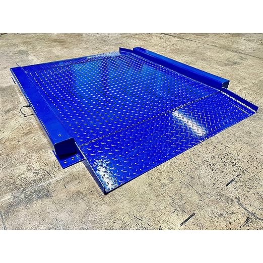 Liberty LS-917-R NTEP Low Profile Drum Scale with 4' x 4' (48" x 48') Platforms for Barrel Weighing, Regular LED Version | 5000 lbs x 1 lb