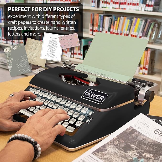 Timeless Manual Typewriter, Black
